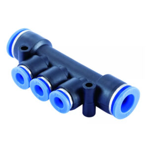 Pneumatic Triple Branch Union