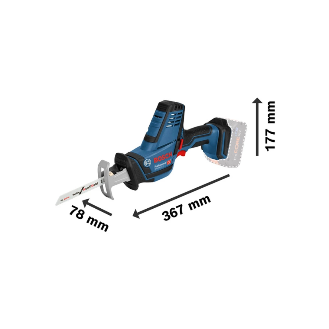 GSA 18V-Li Cordless Reciprocating Saw BOSCH - Image 2