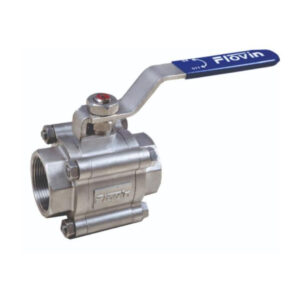 CF8 3PC PTFE Seated Screwed End 150# Ball Valve FLOVIN